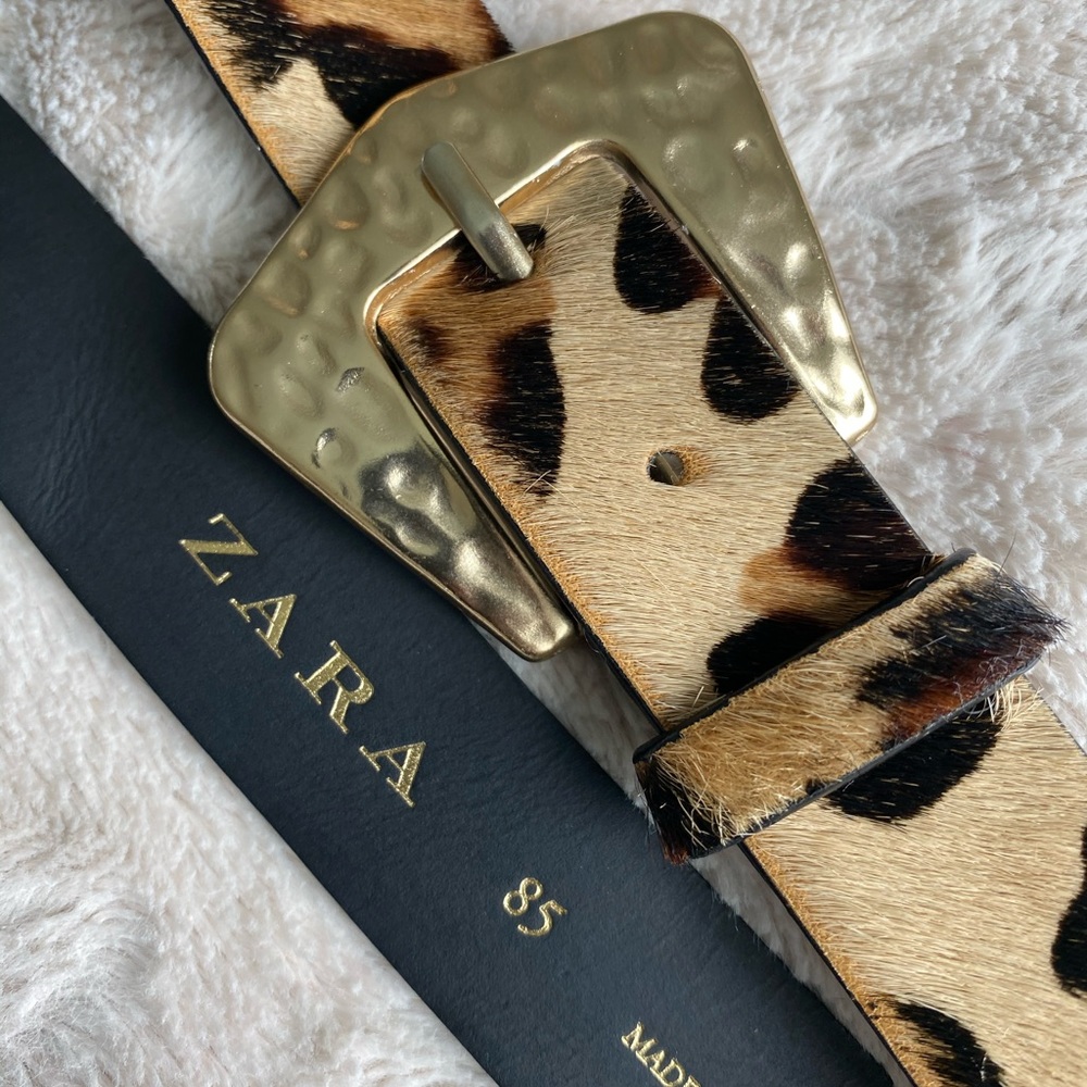 ZARA Leopard Belt